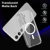 For Samsung Galaxy A16 4G/5G Case Compatible with MagSafe TPU+PC Transparent Phone Cover