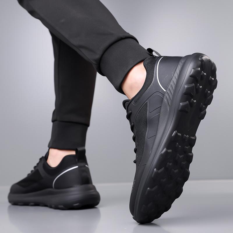 Fashion Lightweight Outdoor Walking Sneakers for Men Non-Slip Comfortable Athletic Running Shoes Men's Breathable Mesh Sports Shoes