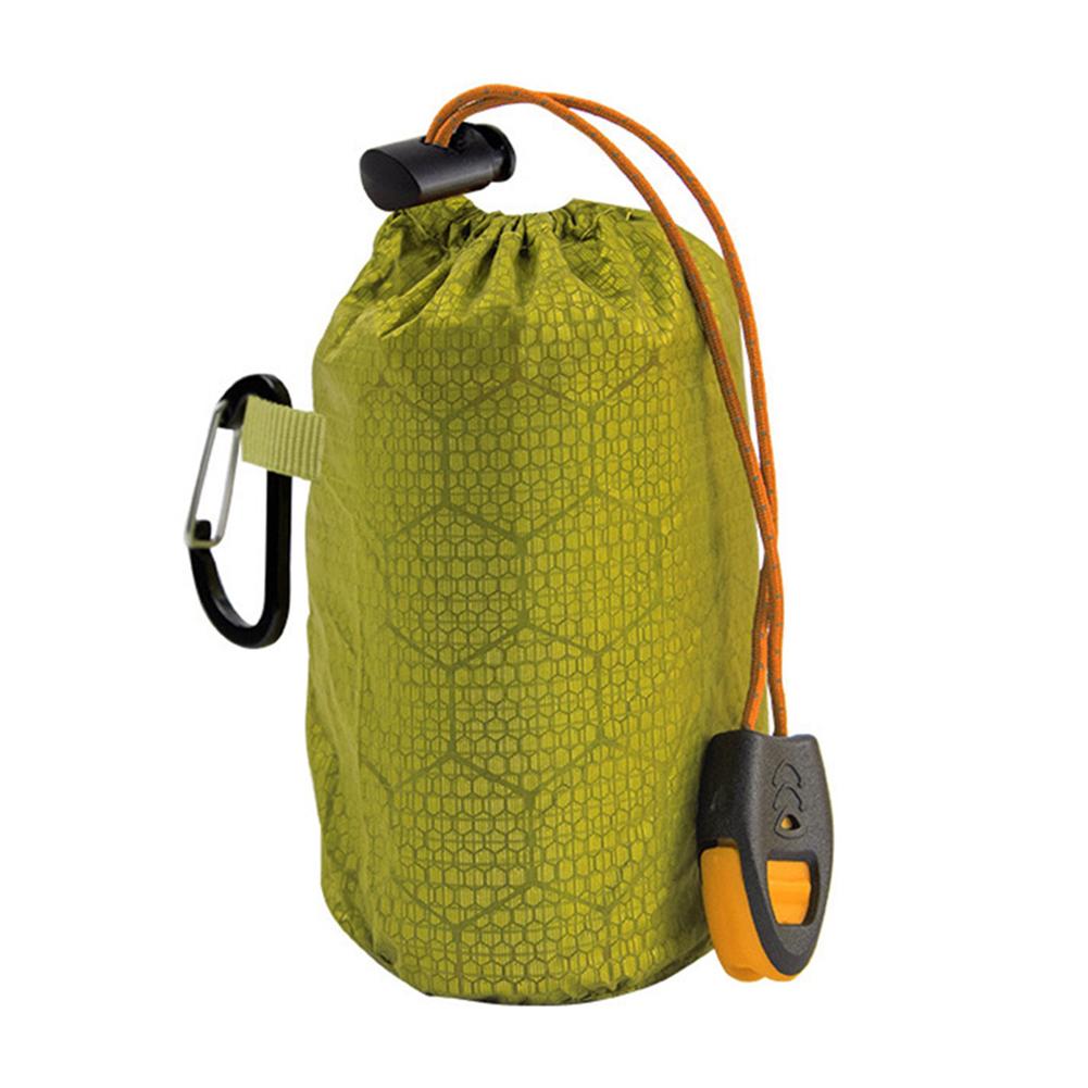 

Термоодеяло для экстренного сна, водонепроницаемое, легкое, одеяло для выживания, мешок для кемпинга, пешего туризма, активного отдыха, складной бивачный мешок, первая помощь