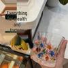 Hand-Painted Modern Diamond Rhombus Glass for Whiskey & Tea