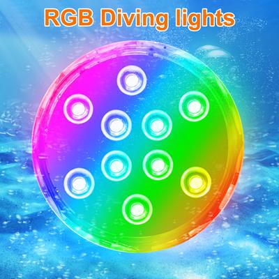 1 Set Fish Tank Lamp Multiple Lighting Modes IP68 Waterproof Remote Control
