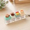 Mechanical Keyboard Clicker Toy Keyring Finger Button Finger Press Keycap Keychain  Sensory Toys