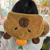 U-Shaped Pillow Comfortable Capybara Hooded Travel Neck Pillow Sleeping Supplies Neck Pillow For Offices Airplanes Cars