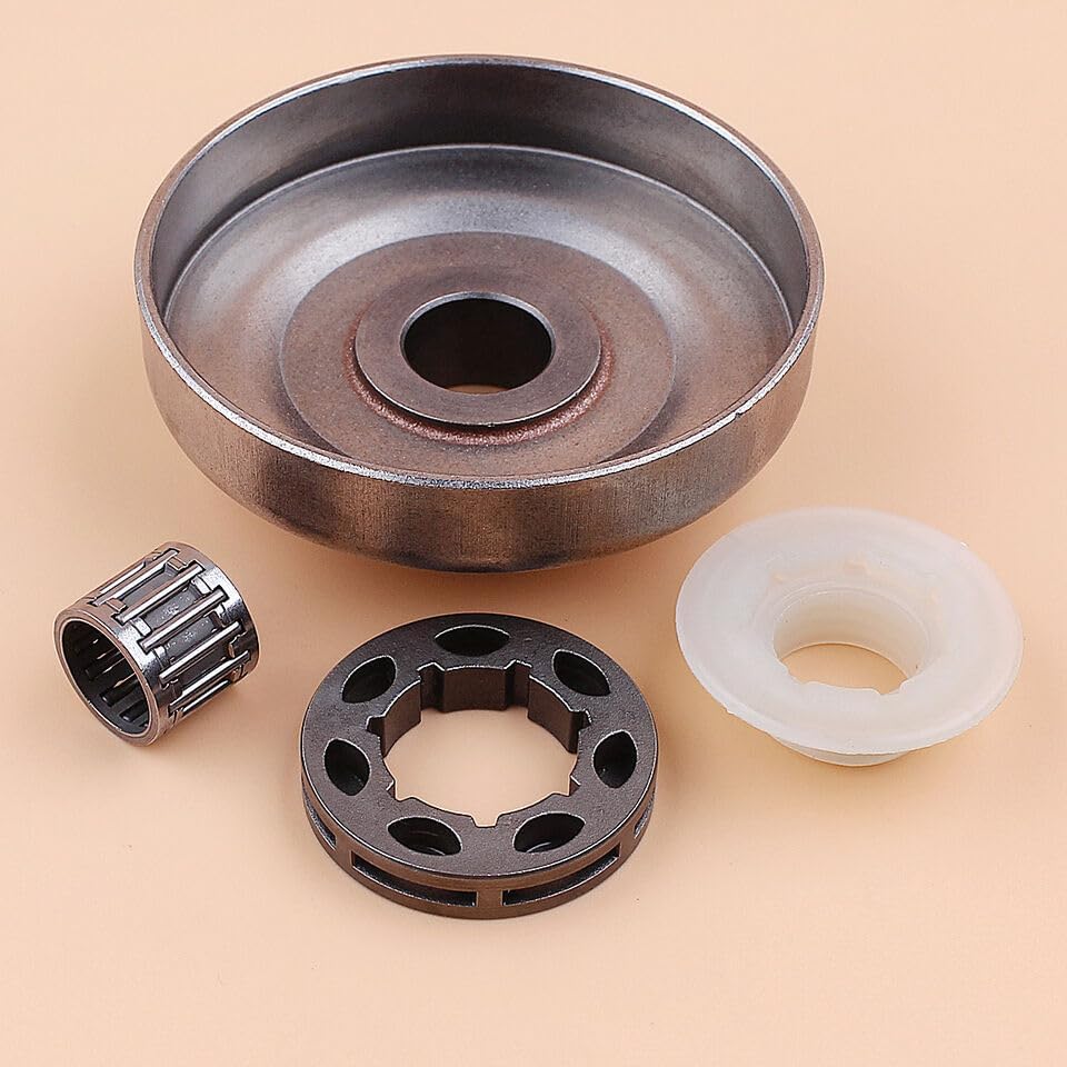 3/8" Clutch Drum Sprocket Bearing Fit for Husqvarna 445 450 E Chainsaw Worm Gear Kit