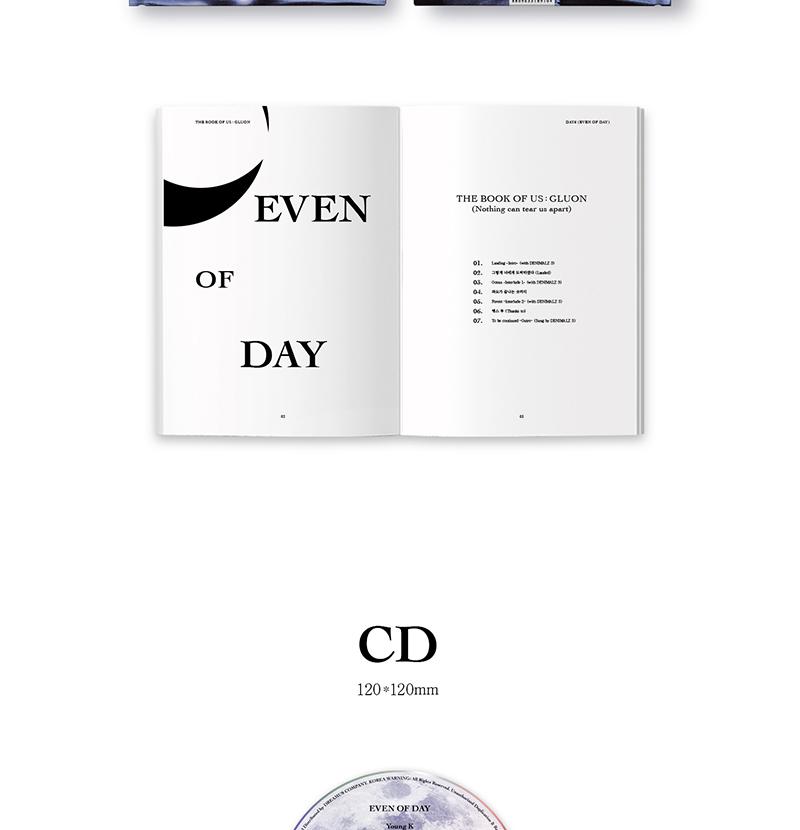 DAY6 (EVEN OF DAY)  [THE BOOK OF US : GLUON - NOTHING CAN TEAR US APART] 1st MINI ALBUM