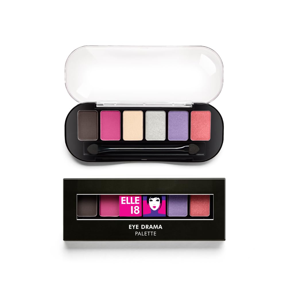 LAKMÉ Shimmery Elle18 Eyedrama Palette 02Flirty