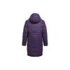 Under Armour Solid Hooded Mid-Length Down Jacket Women Purple 1342791-500