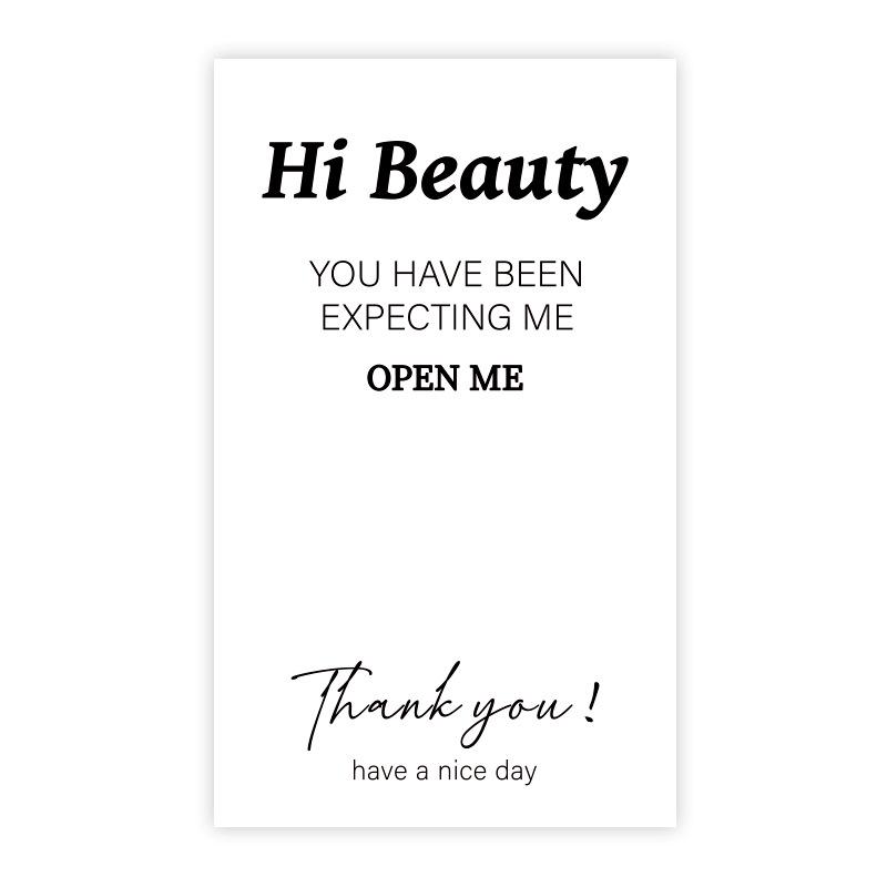 50-pack Airplane-Themed Thank You Box Sealing Stickers for Packaging and Decoration
