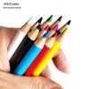 3.5-Inch Colored Pencil Set for Kids – Raw Wood, Cartoon Design, Round Short Horn Style