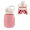 Foldable 1200ml Silicone Sports Water Bottle - Portable & High-Capacity, Ideal for Outdoor Fitness