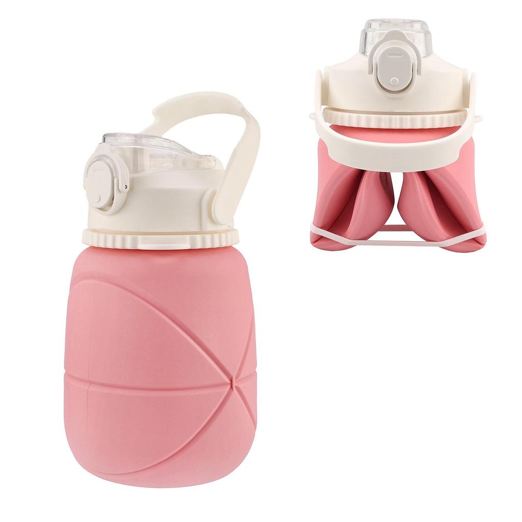 Foldable 1200ml Silicone Sports Water Bottle - Portable & High-Capacity, Ideal for Outdoor Fitness