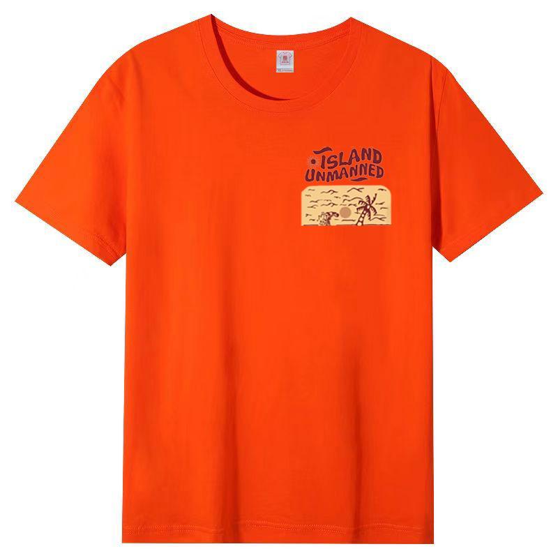 Cotton Short-sleeved T-shirt Women Fashion Short-sleeved Printed Tops