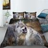 Cool Wolf Series Polyester Quilt Cover Pillowcase Two Or Three Piece Digital Printing