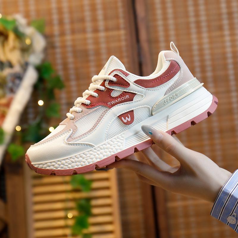 Ins Korean Version Mesh Dad Shoes Women's 2025 Summer New Breathable Female Student Casual Sports Shoes