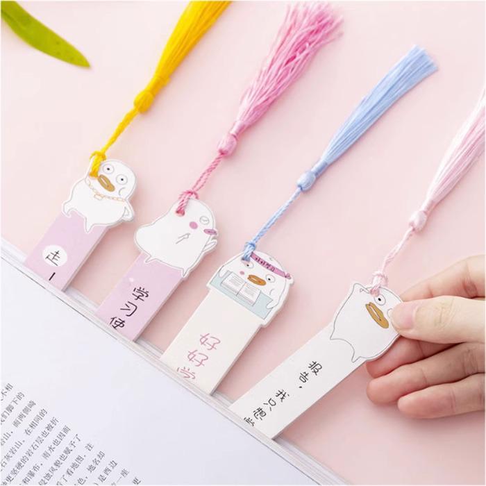 Creative Tassel Bookmarks: Reward for Elementary Students - Practical and Fresh Gift for Kids
