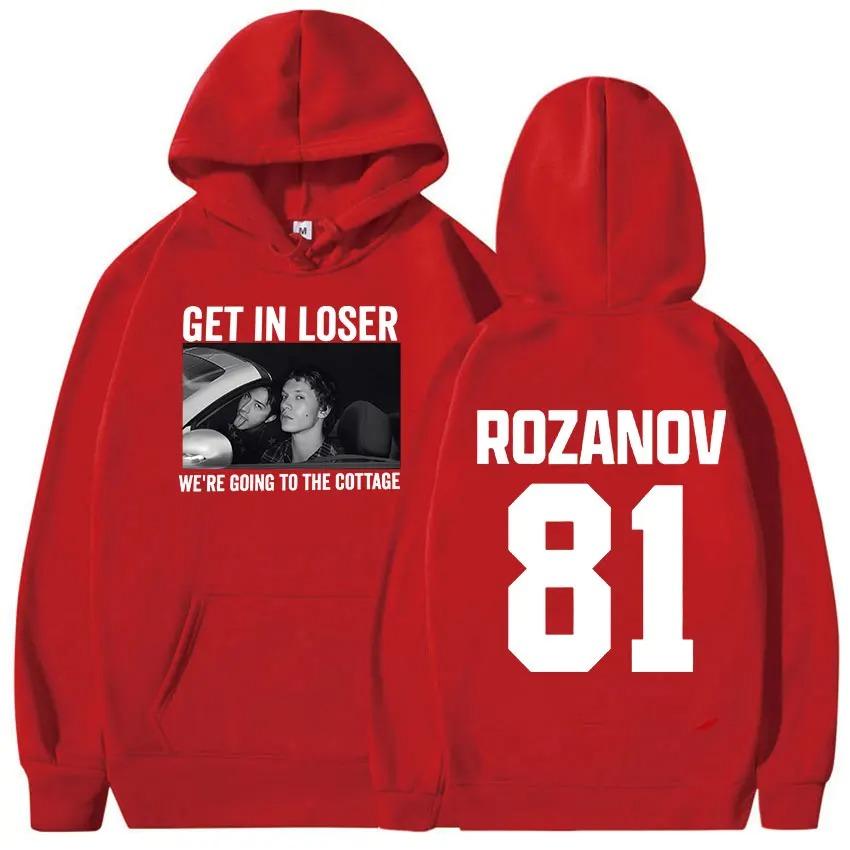 Get in Loser We're Going To The Cottage Graphic Hoodie Heated Rivalry Ilya Rozanov Hollanov 81 Men Vintage Oversized Sweatshirts