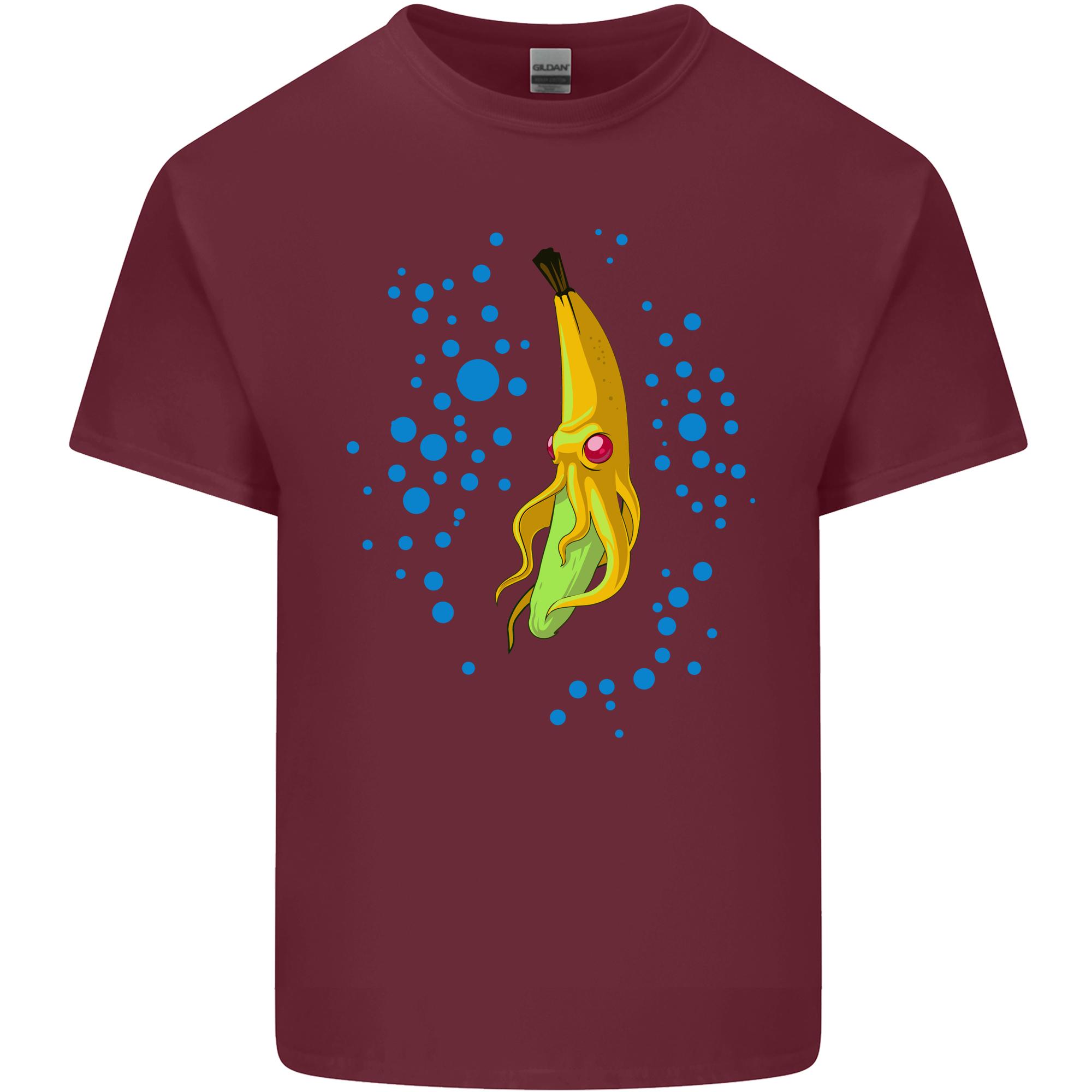 Octo Banana Funny Octopus Squid Parody Unisexs Light Cotton TShirt S