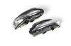 AVEST VerticalArrow Sequential LED Door Mirrors with Flowing Turn Signals (All Chrome) for Toyota Harrier 80/60 Series