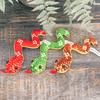 Cute Magnetic Snake Doll Plush Animal Refrigerator Stickers  Zodiac Snake Year Mascot Magnetic Plush Snake Decorative Toys