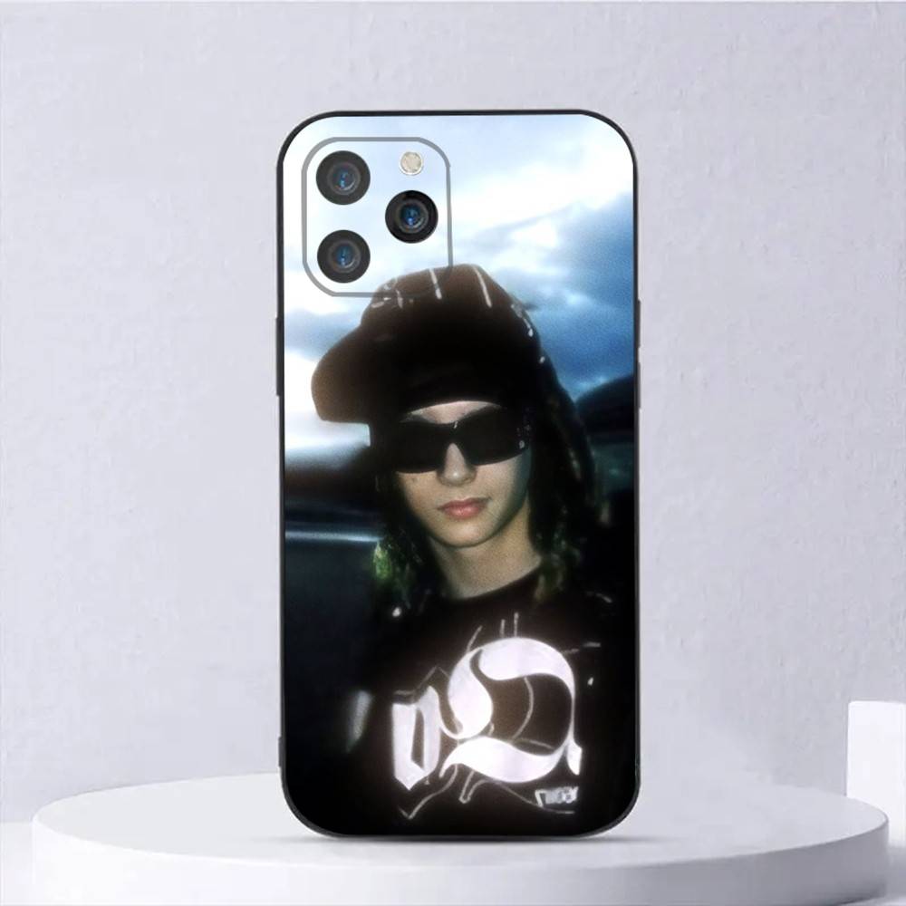 

Tom K-Kaulitz Phone Case For iPhone 16,15,14,13,12,11,Plus,Pro Max,XS,X,E,SE,Mini Soft Silicone Black Cover iPhone16pro