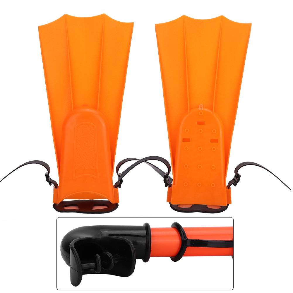 Children Diving Snorkeling Mask Goggle Snorkel Flippers Set Swimming Equipment Accessory(30 35)
