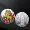 40mm Year Of The Horse Memorial Coin; A Perfect Small Gift Showcase of Zodiac Horse Art; Metal Souvenir from Special Events