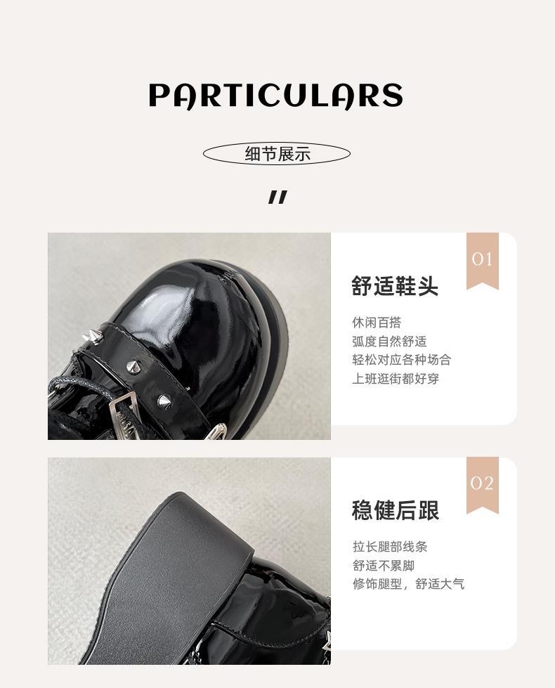 Queen Fan Schwarz Premium Dicksohlige Britische Martin Boots Damen 2025 Neu Sommer Rock Stiefeletten