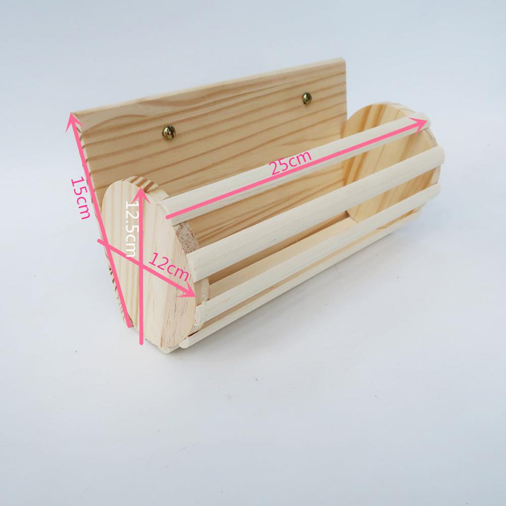 Rabbit Wooden Hay Rack Stand Grass Fodder Holder Pet Feeder For Chinchilla Guinea Pig