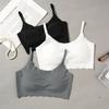 Sommer Damen Push Up Eis Seide Nahtloser BH Gepolsterte Unterwäsche Dünne BHs Lingerie Bralette