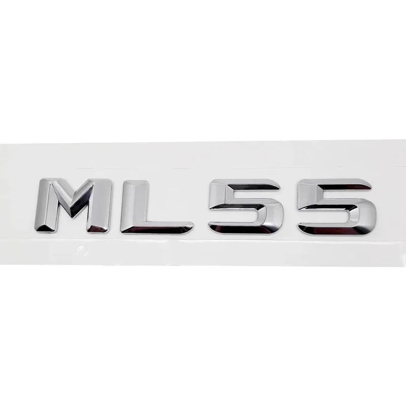 3D Metal ABS Car Trunk Sticker Letter Badge for Mercedes Benz Old Style ML55 ML63 ML250 ML300 ML320 ML350 ML400 ML430 Emblem ee05
