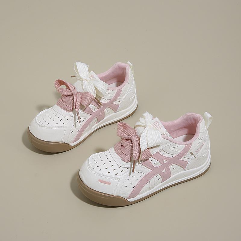 Ugly Cute Hollow Breathable Ballet Training Shoes Women's 2025 New Retro Color Matching Versatile Casual Sports Forrest Gump Shoes