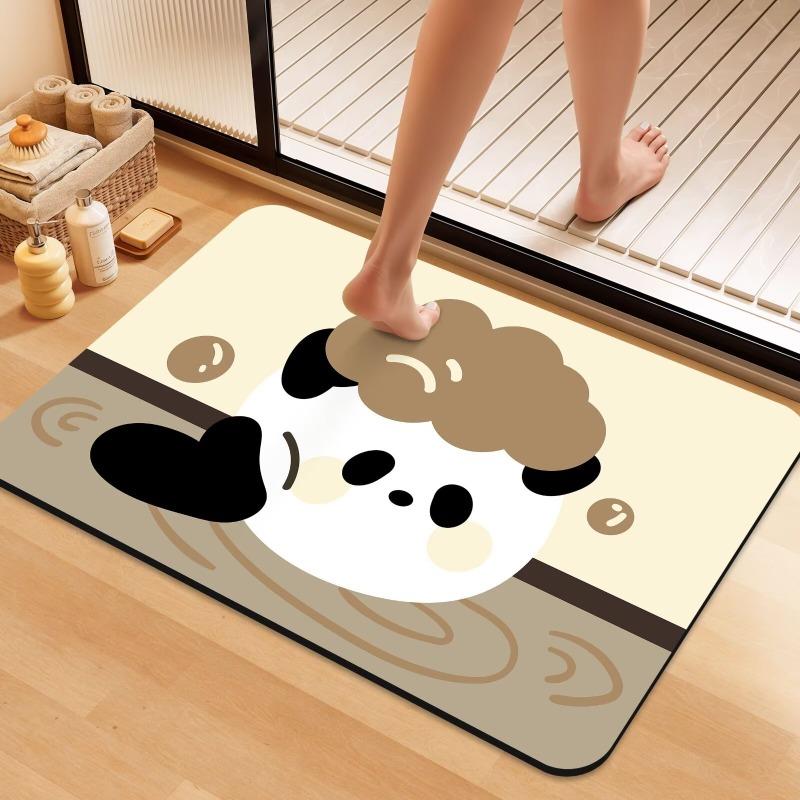 Bathroom floor mat Soft diatom mud Kitchen floor mat Toilet floor mat Quick drying bathroom absorbent floor mat Toilet floor mat
