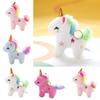 Adorable Rainbow Unicorn Plush Keychain Wholesale Pony Doll Pendant For Girls' Backpacks