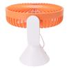 3 Speed Desktop Table Top Fan Hanging Stand Dual Use USB 360 degrees  Rotation Camping Tent Ceiling Fan 1500mAh Orange