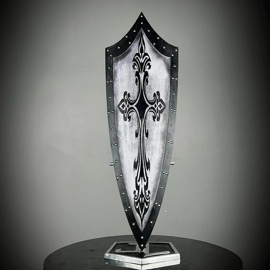 Nordic Crusader Shield Medieval Knight Shield Battle Knight Heater Shield Best Gift