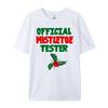 Official Mistletoe Tester Vintage T Shirt Unisex T Shirt Unisex Tshirts Big And Tall England Style Red And Black Graphic T Shirt