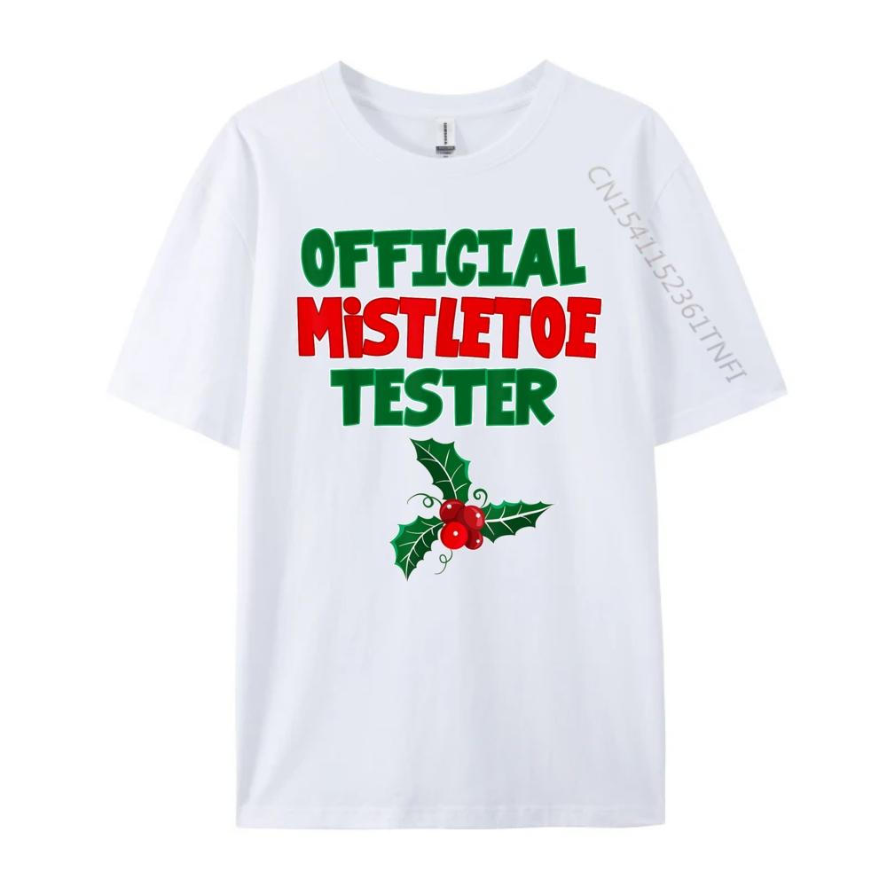 Official Mistletoe Tester Vintage T Shirt Unisex T Shirt Unisex Tshirts Big And Tall England Style Red And Black Graphic T Shirt