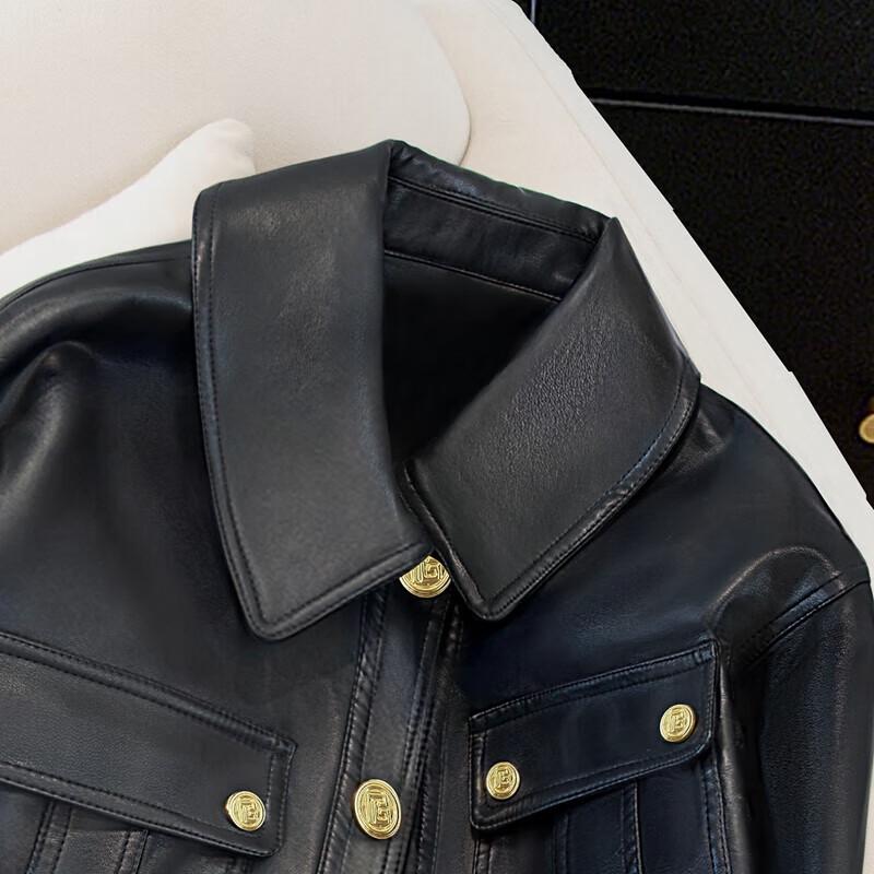 Women's Solid Short Lapel Jacket