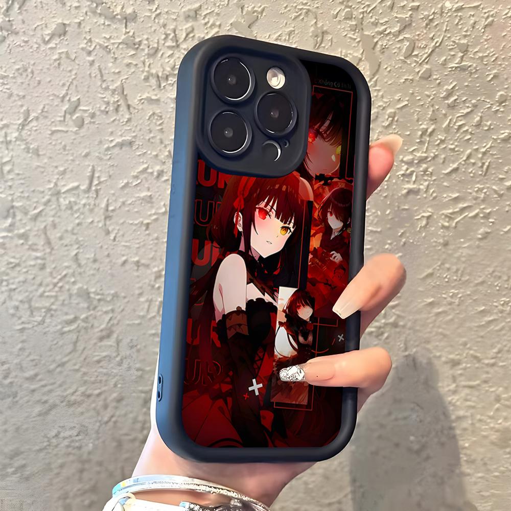 Anime Date A Live Tokisaki Kurumi Cute Phone Case For IPhone 17 Pro Max 16 15 14 Pro Max IPhone 13 Pro Max 11 Plus Silicone Cove