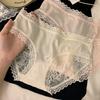 French Satin Lace Panties - Sheer, Seamless, Sexy Thongs for Women