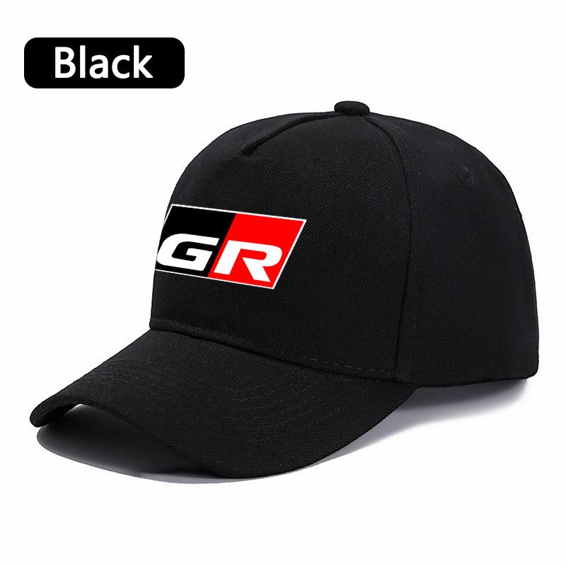 

For Toyota GR 86 Supra Yaris RAV4 Prius Corolla Auris High-Grade Car Logo Cotton Adjustable Baseball Hat Outdoor Car Accessories чорний