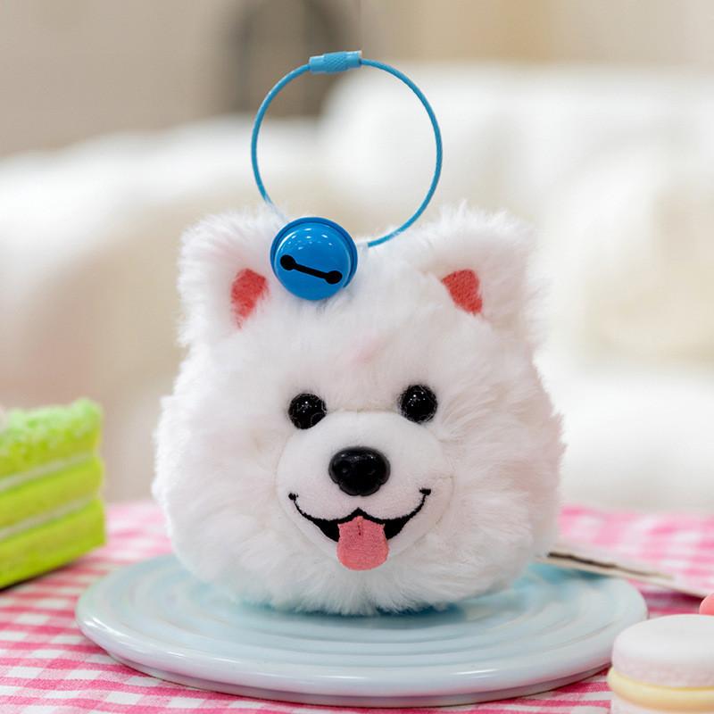 

Милый Мультяшный Собачка Плюшевый Брелок С Прочным ПП Хлопком Для Декора Рюкзака Samoyed