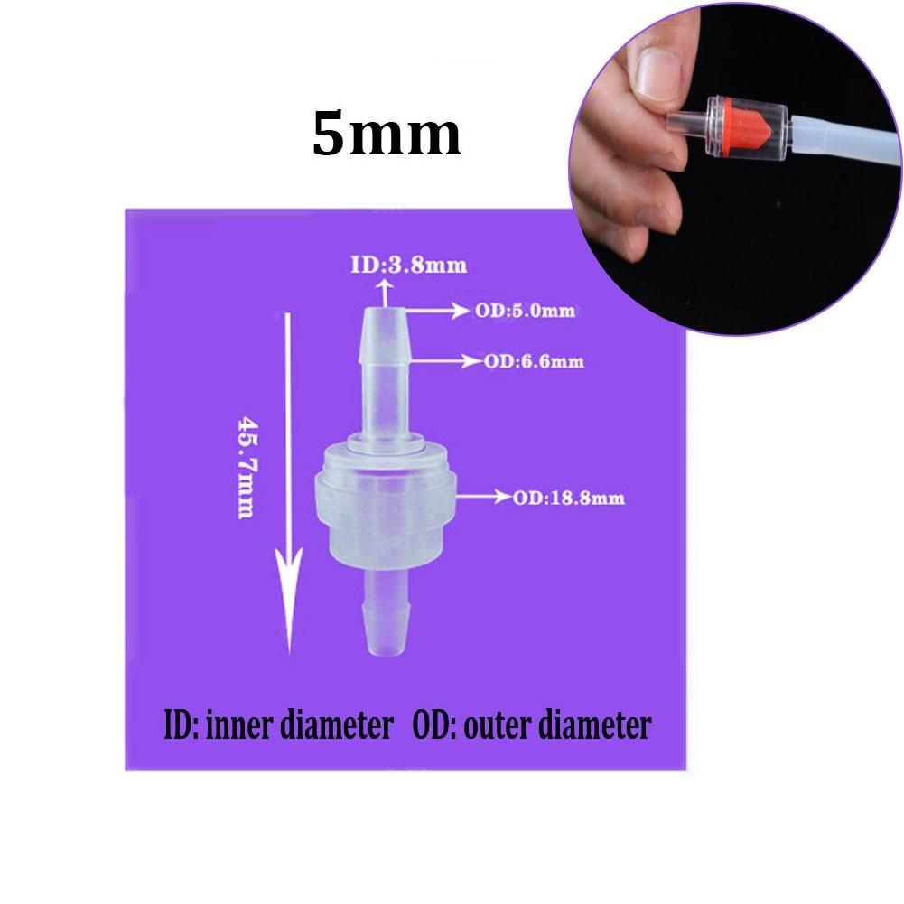 4mm 6mm 8mm 10mm 12mm Hose ID Plastic Non Return Valve Way Check Valve