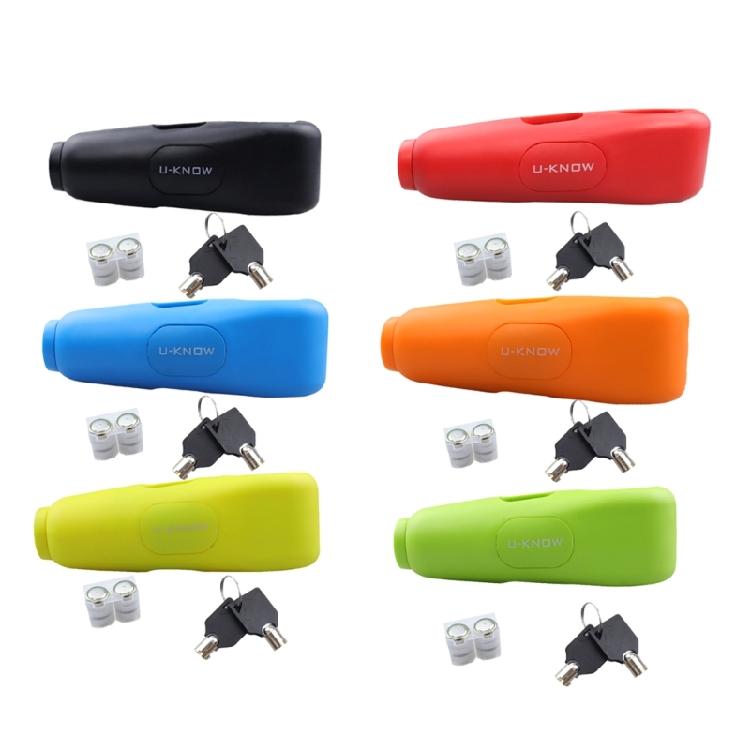 ATV Handlebar Lock Scooter Grip Throttle Safe Anti-theft Accelerator Brake Lock