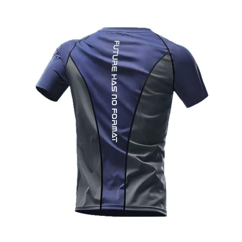 Herren Schnelltrocknendes Langarm Kompressions-T-Shirt für Basketball und Laufen