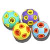 SCHITEC Dog Toy Ball Squeaky Toy of 4 with Natural Relieves Boredom and Suitable for Small Dogs - [Set Bells] Rubber, Durable, Stress, (Diameter 5cm)