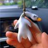 Hot Color Change Duck Funny Swing Goose Roasted Car Pendant Swing Duck Hanging Ornament  for Car Products Interior Accessories