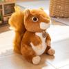 Cartoon Standing Little Squirrel Plush Toy Doll Cute Cloak Squirrel Rag Doll Gift