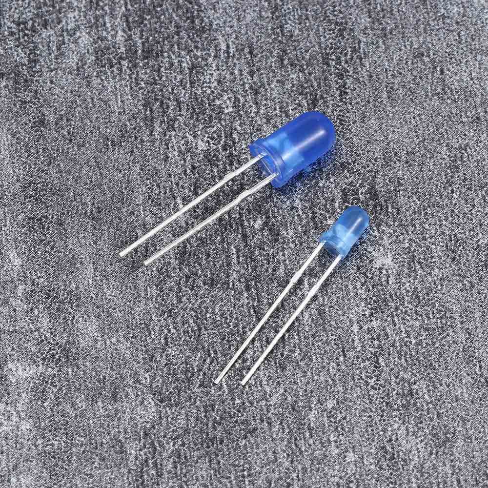 200pcs Mixed Color Blue Emitting Diodes Yellow Lamp Bulb 3 Mm LED Diode Kit 5mm Light Bead