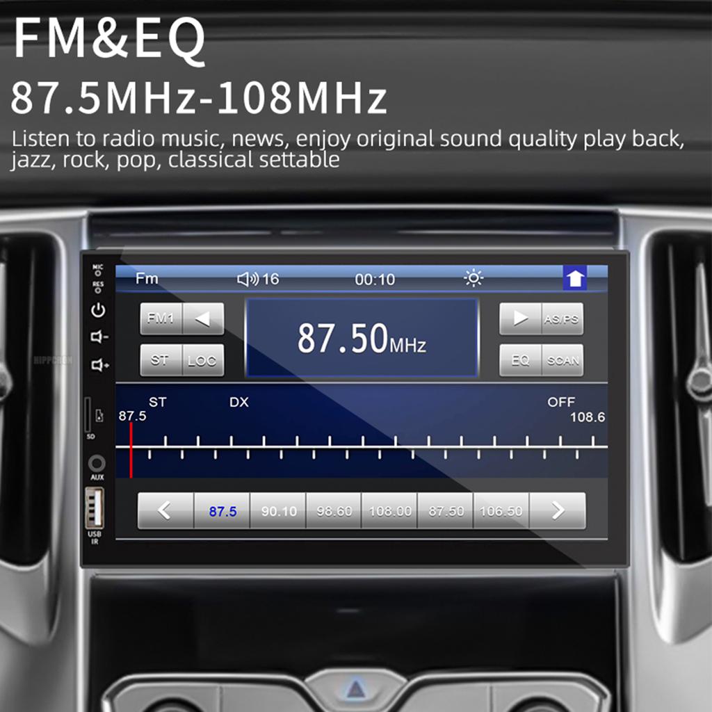 Universal Bluetoothcompatible Radio Car 7 Inch MP5 Multimedia Player Auto Digital AudioMusic Stereo Receiver Electronics